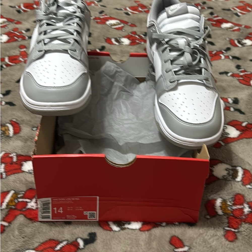 Nike Gray and White Athletic Shoes